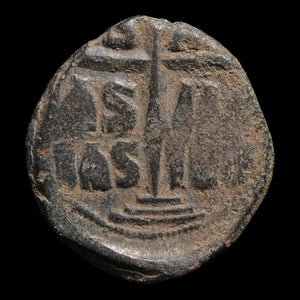 Byzantine Empire, Anonymous Follis, Class B, Portrait of Christ (Attributed to Romanus III) - 1028 to 1034 CE - Byzantine Empire