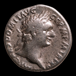 Rome, Emperor Domitian, AR Denarius, Minerva (Goddess of Wisdom) - 95 to 96 CE - Roman Empire