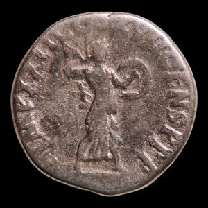 Rome, Emperor Domitian, AR Denarius, Minerva (Goddess of Wisdom) - 95 to 96 CE - Roman Empire