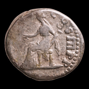 Rome, Emperor Vespasian, AR Denarius, Pax (Goddess of Peace) - 71 CE - Roman Empire
