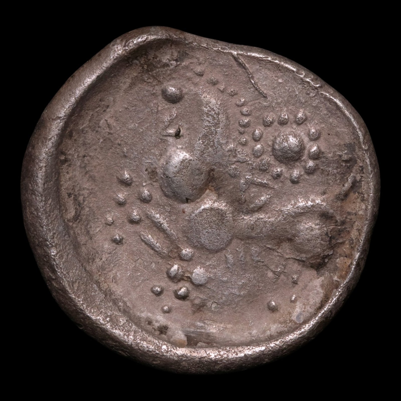 Danube River Region, Celtic Imitation of a Greek AR Tetradrachm - c. 200 to 100 BCE - Easten Europe