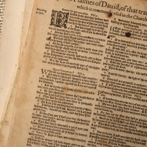 Geneva Bible Leaves, First Edition King James Bible - 1611 - England