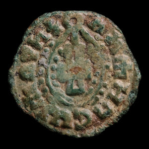 Kingdom of Axum, King Alla Amidas, CU Dilepton - c. 580 CE - Ancient Africa