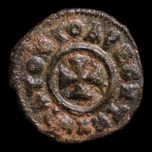Kingdom of Axum, Anonymous "BACIΛEYC" Issue, CU Lepton - c. 340 to 380 - Ancient Africa