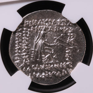 Parthian Kingdom, Mithradates III or Orodes I, Drachm (AU) - c. 87 to 80 BCE - NGC Certified