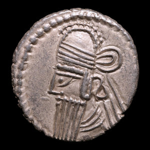 Parthian Kingdom, King Vologases IV, AR Drachm - c. 147 to 191 CE - Ancient Persia