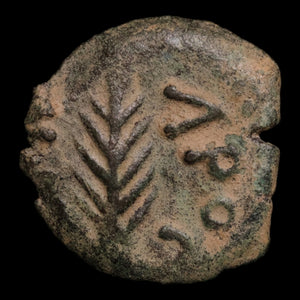 Judaea, Porcius Festus Under Nero, AE Prutah, Jerusalem Mint - 59 CE - Ancient Judea