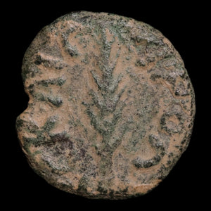 Judaea, Porcius Festus Under Nero, AE Prutah, Jerusalem Mint - 59 CE - Ancient Judea