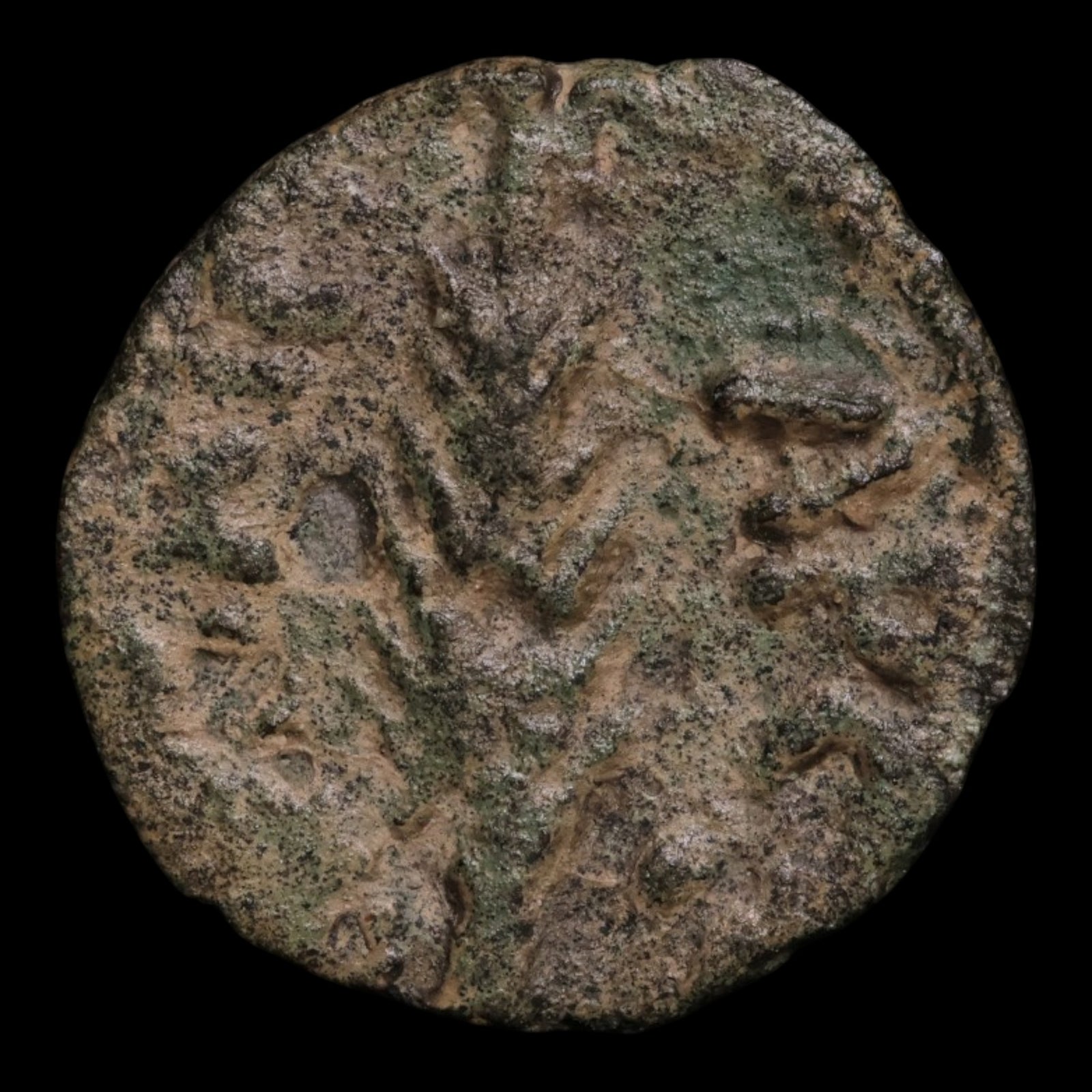 Judaea, Porcius Festus Under Nero, AE Prutah, Jerusalem Mint - 59 CE - Ancient Judea