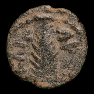 Judaea, Porcius Festus Under Nero, AE Prutah, Jerusalem Mint - 59 CE - Ancient Judea