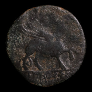 Iberia, Hispania, City of Castulo, AE As, Sphinx Reverse - c. 180 to 150 BCE - Ancient Spain