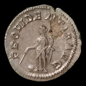 Rome, Emperor Maximinus Thrax, Denarius, Providentia (Deity of Prediction) - 235 to 236 CE - Roman Empire
