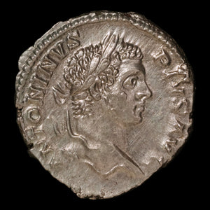 Rome, Emperor Caracalla, Denarius, Mars (God of War) - 206 CE - Roman Empire