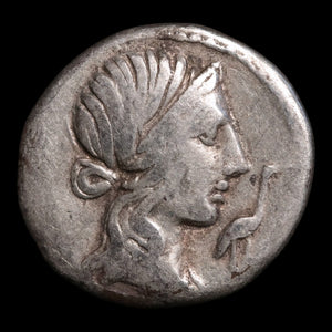 Roman Republic, Q. Caecilius Metellus Pius, AR Denarius, Pietas (Faith & Devotion) - 81 BCE - Roman Republic