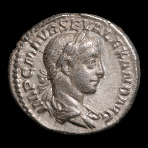 Rome, Emperor Severus Alexander, AR Denarius, Pax (Goddess of Peace) - 223 CE - Roman Empire