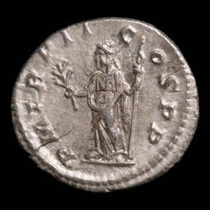 Rome, Emperor Severus Alexander, AR Denarius, Pax (Goddess of Peace) - 223 CE - Roman Empire