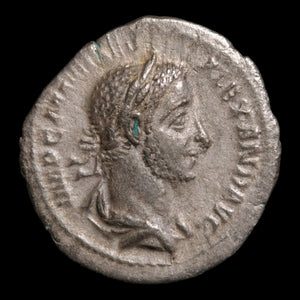 Rome, Emperor Severus Alexander, AR Denarius, Aequitas (Justice) - 228 CE - Roman Empire
