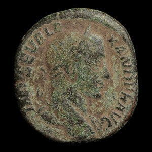 Rome, Emperor Severus Alexander, AE Sestertius, Annona (Deity of Grain) - 222 to 231 CE - Roman Empire