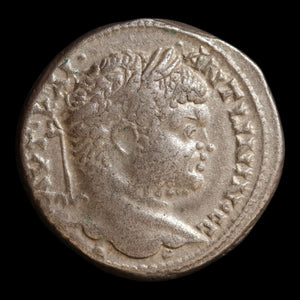 Roman Syria, Emperor Caracalla, Silver Tetadrachm (Eagle Reverse) - 198 to 217 CE - Roman Provinces