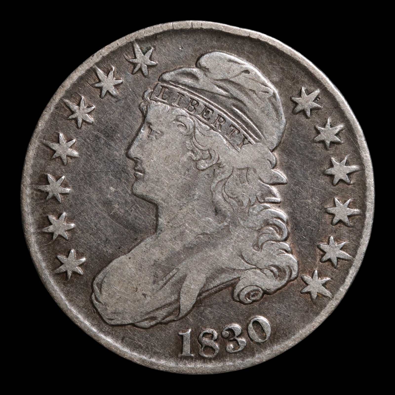 United States, Capped Bust Silver Half Dollar - 1830 - United States of America