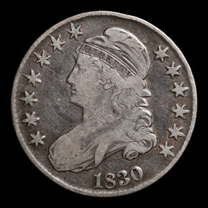 United States, Capped Bust Silver Half Dollar - 1830 - United States of America