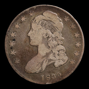United States, Capped Bust Silver Half Dollar - 1835 - United States of America