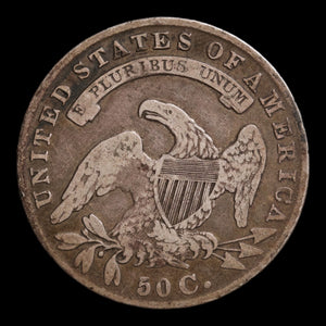 United States, Capped Bust Silver Half Dollar - 1835 - United States of America