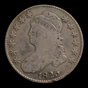 United States, Capped Bust Silver Half Dollar - 1825 - United States of America