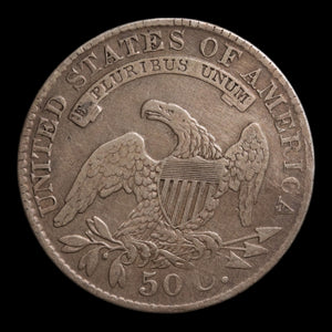 United States, Capped Bust Silver Half Dollar - 1829 - United States of America