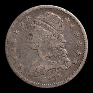 United States, Liberty Cap Silver Quarter - 1834 - United States of America