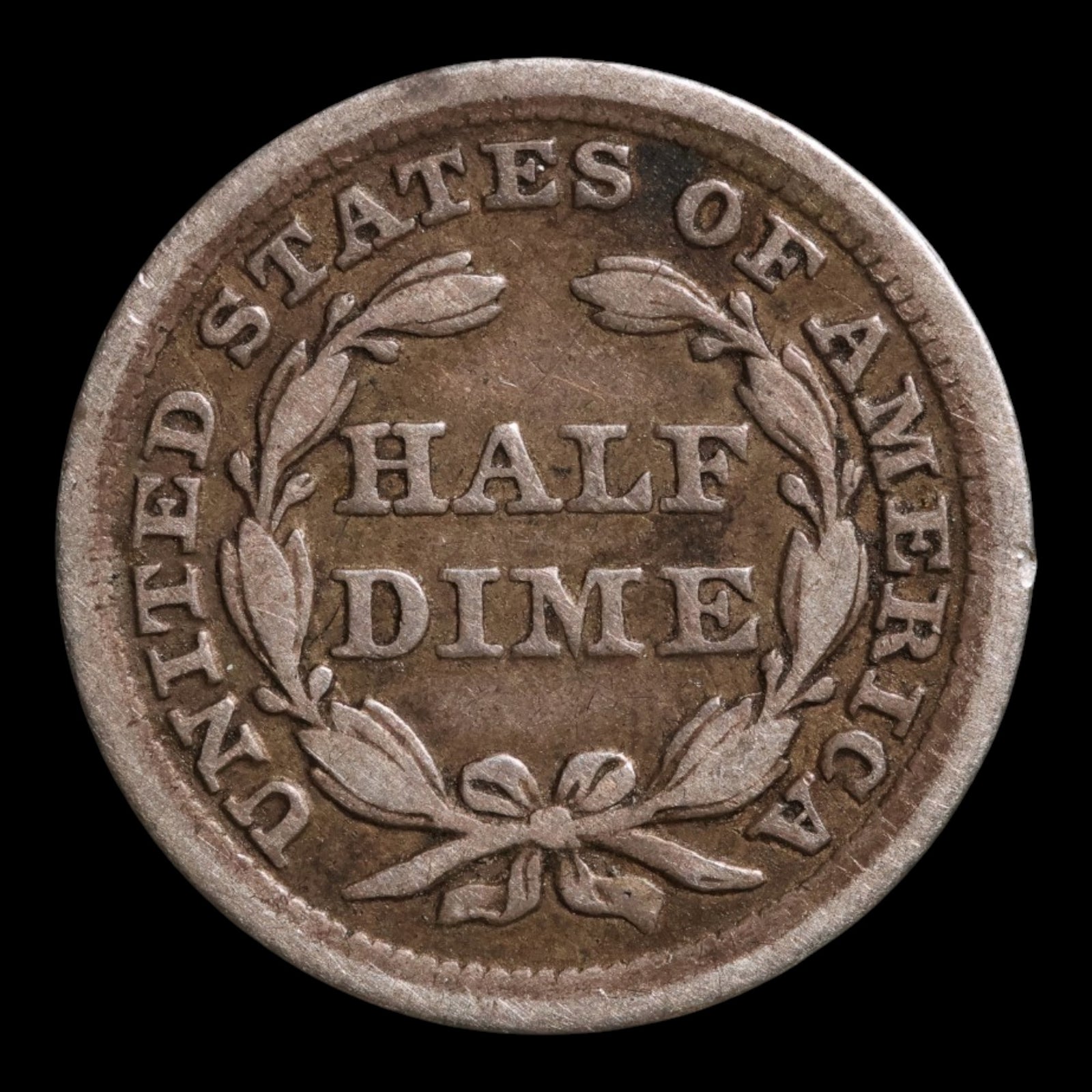 United States, Seated Liberty Silver Half Dime - 1854 - United States