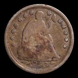 United States, Seated Liberty Silver Half Dime - 1853 - United States