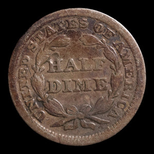 United States, Seated Liberty Silver Half Dime - 1853 - United States