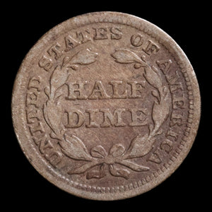 United States, Seated Liberty Silver Half Dime - 1853 - United States