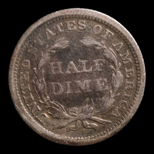 United States, Seated Liberty Silver Half Dime - 1853 - United States