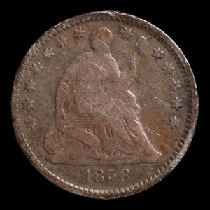 United States, Seated Liberty Silver Half Dime - 1853 - United States