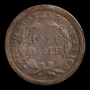 United States, Seated Liberty Silver Half Dime - 1853 - United States