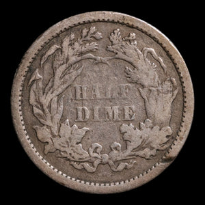 United States, Seated Liberty Silver Half Dime - 1862 - United States