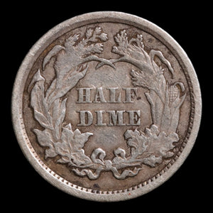 United States, Seated Liberty Silver Half Dime - 1871 - United States