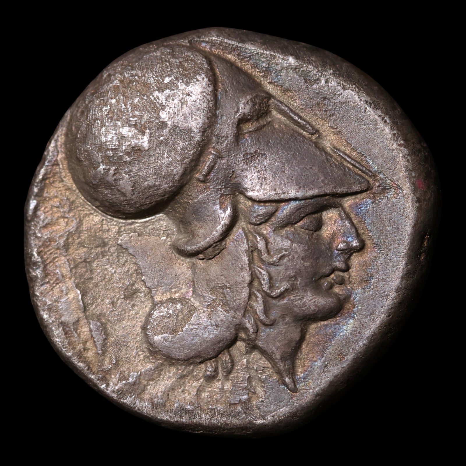 Akarnania, City of Leukas, AR Stater, Athena & Pegasus - c. 350 to 320 BCE - Ancient Greece