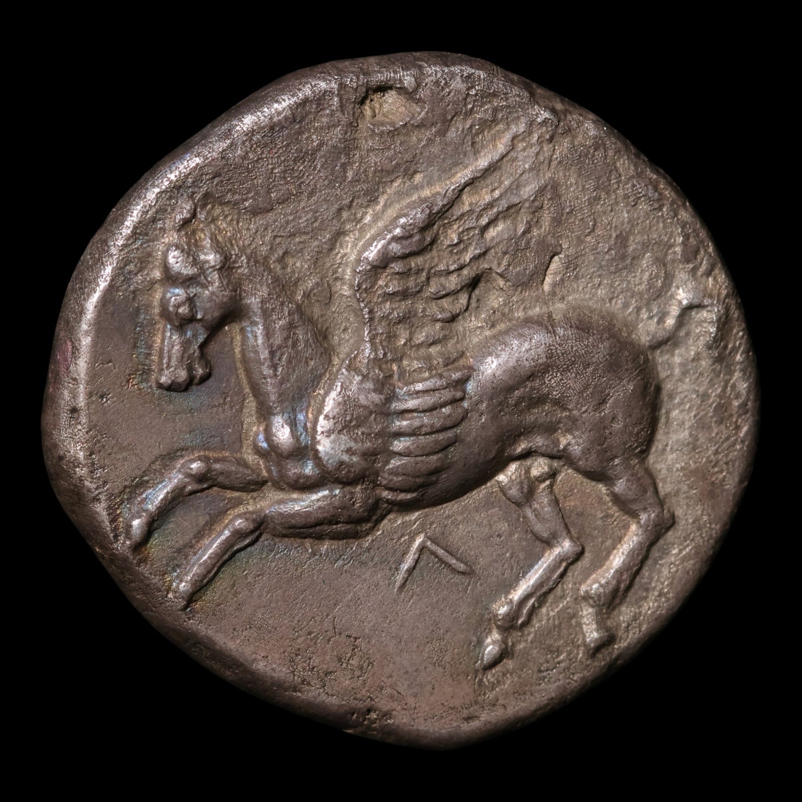 Akarnania, City of Leukas, AR Stater, Athena & Pegasus - c. 350 to 320 BCE - Ancient Greece