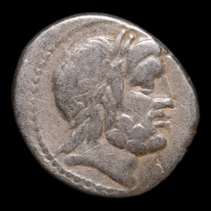 Roman Republic, M. Volteius, AR Denarius, Jupiter (God of Sky & Thunder) - 78 BCE - Roman Republic