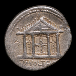 Roman Republic, M. Volteius, AR Denarius, Jupiter (God of Sky & Thunder) - 78 BCE - Roman Republic