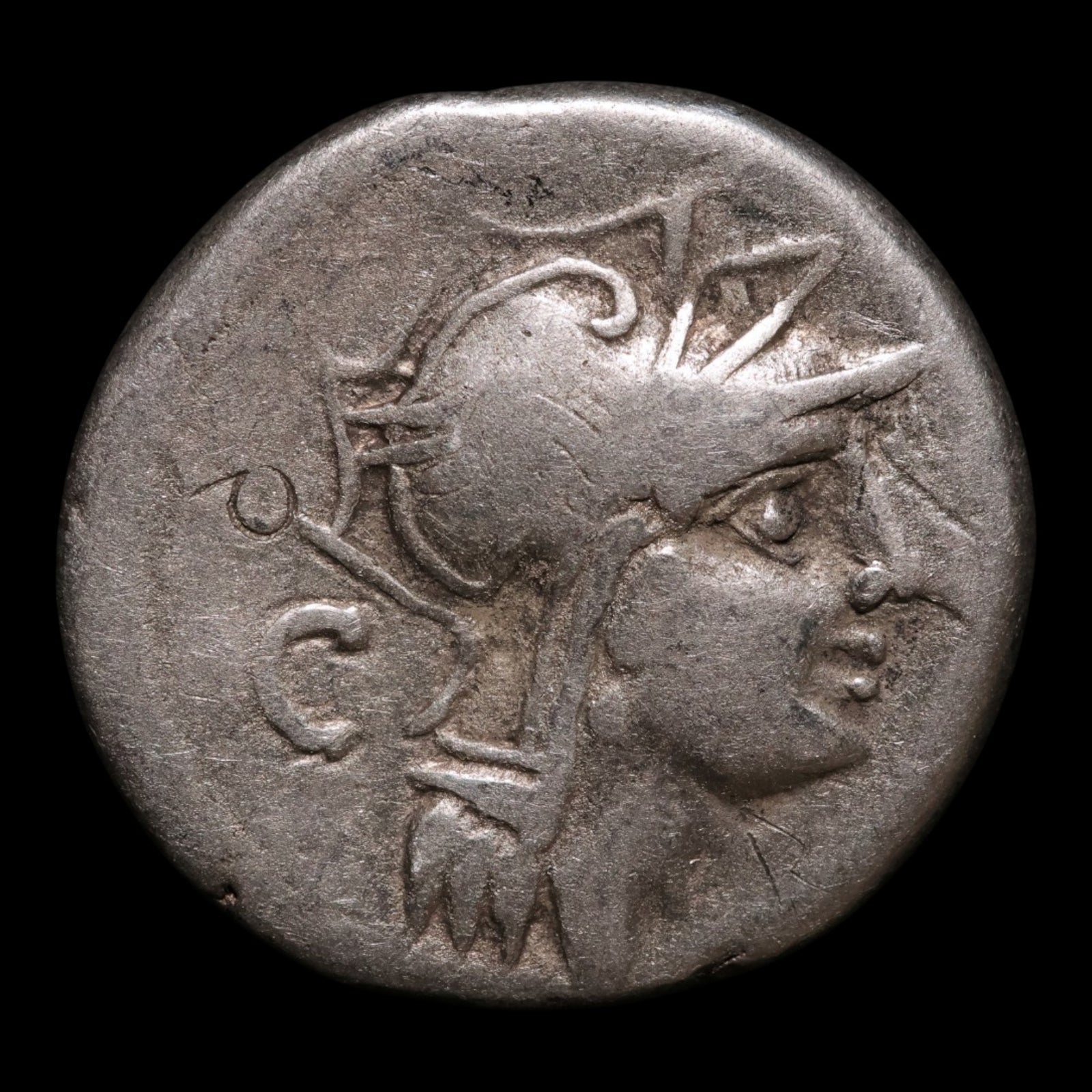 Roman Republic, D. Iunius Silanus, AR Denarius, Roma & Victory - 91 BCE - Roman Republic