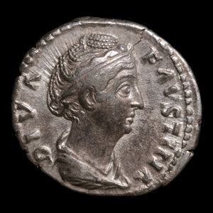 Rome, Empress Faustina I, AR Denarius, Ceres (Agriculture & Motherhood) - 141 CE - Roman Empire