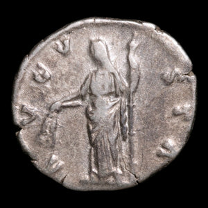 Rome, Empress Faustina I, AR Denarius, Ceres (Agriculture & Motherhood) - 141 CE - Roman Empire