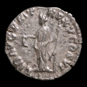 Rome, Emperor Commodus, AR Denarius, Libertas (Goddess of Liberty) - 190 CE - Roman Empire
