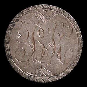 Victorian Era Love Token, Carved Onto U.S. Seated Liberty Dime - 1886 - United States of America