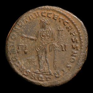 Rome, Emperor Galerius, AE Unit, Moneta (Goddess of Money) - 301 CE - Roman Empire