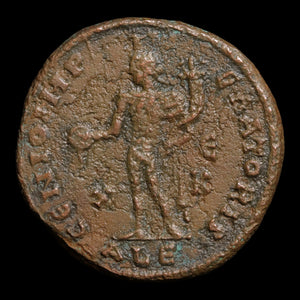 Rome, Emperor Galerius, AE Unit, Genius (Divinity) - 308 CE - Roman Empire